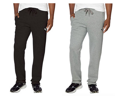 uncuffed jogging bottoms