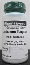 Lanthanum Tungstate, Powder -200 Mesh,  99.9% (Metals Basis), 25g