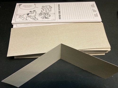 Cardboard Flat Vending 3" x 4.5" Card Folders Mail Shipping Stiffeners Insert - Picture 15 of 19