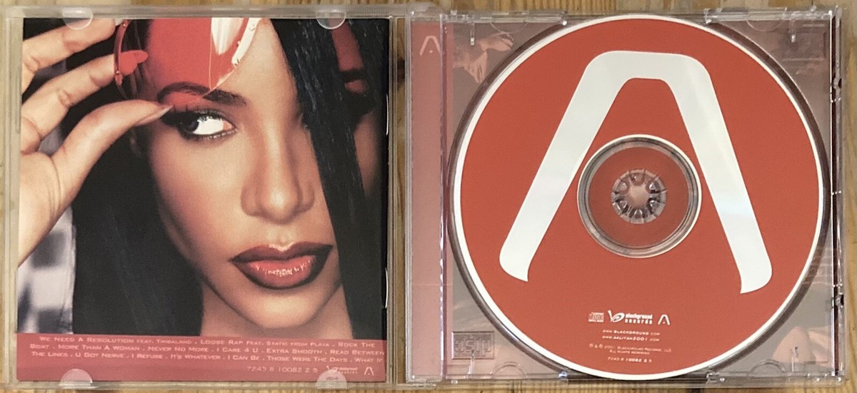 Self Titled S/T Aaliyah 2001 CD Red Album Blackground Records 7243