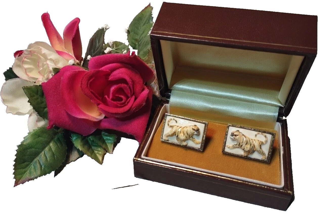 Gemelos de plata esterlina de plástico para De hombre