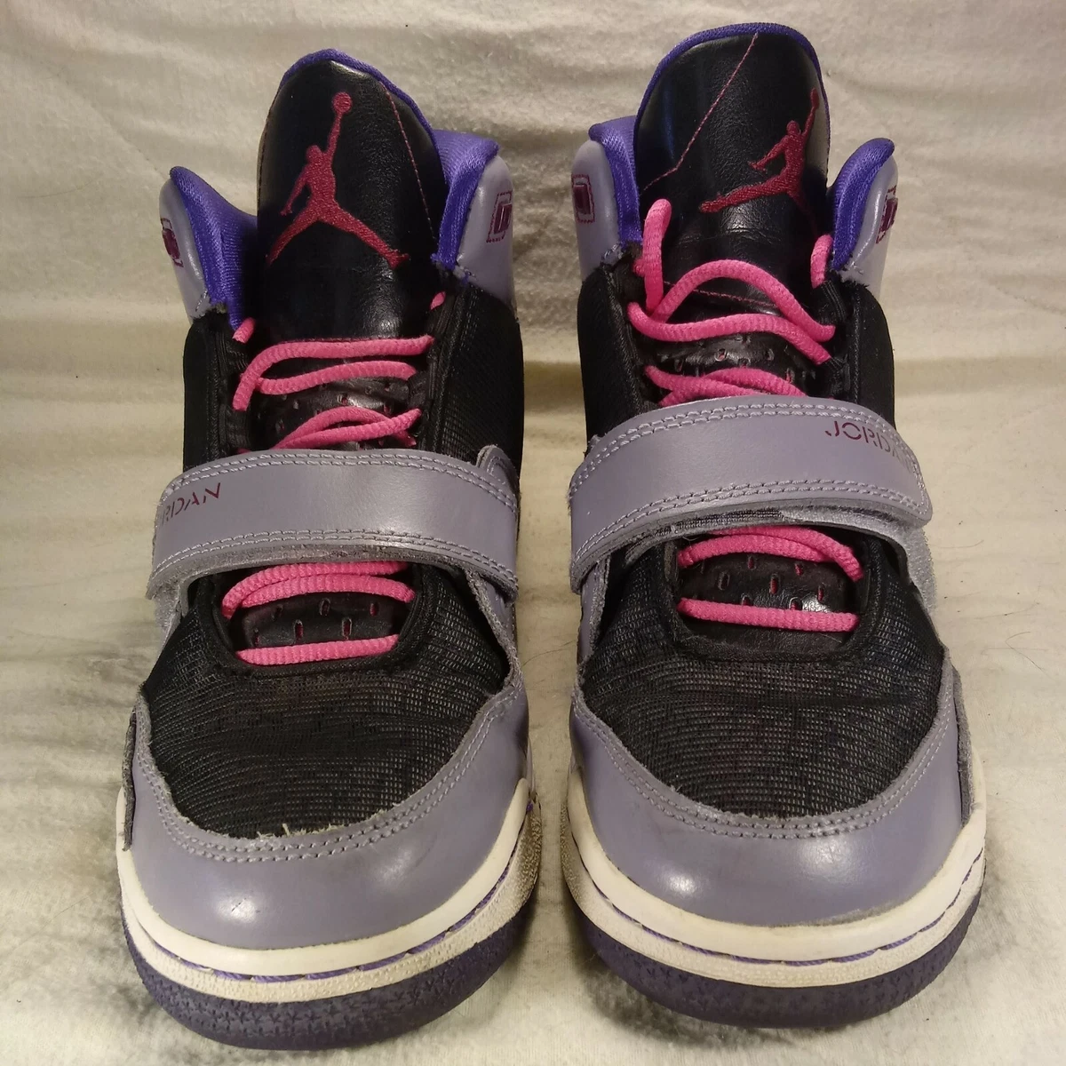 Air Jordan Flight Club Retro Jr Girl s Shoe Youth 6.5Y Purple Pink