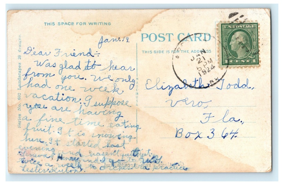 1924-arcadia-indiana-in-vehicle-moving-on-the-road-vintage-postcard-ebay