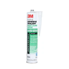3M Marine Adhesive Sealant 4200FC Fast Cure, Black, 295 mL Cartridge