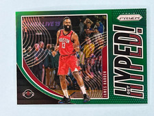 James Harden 2019-20 Panini Prizm Get Hyped Green Prizm #5