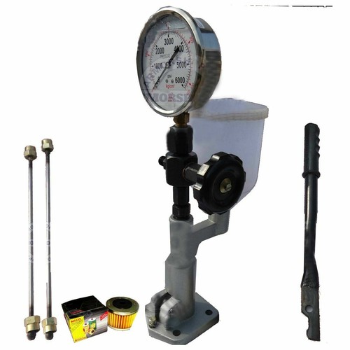 Diesel Einspritzdüsen Prüfgerät Dualskala Manometer 0-400 bar / 0-6000 PSI -s@11