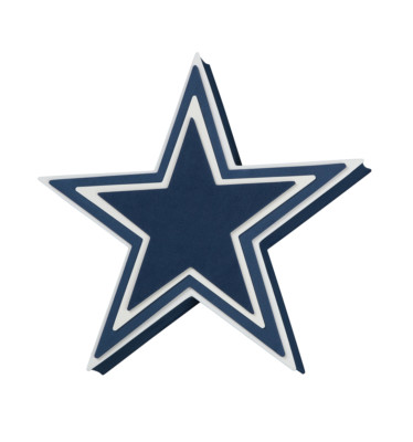 Fan Creations Dallas Cowboys Sweet Home Wall Decor - Distressed Wood Look Sign, 6x12 Inches