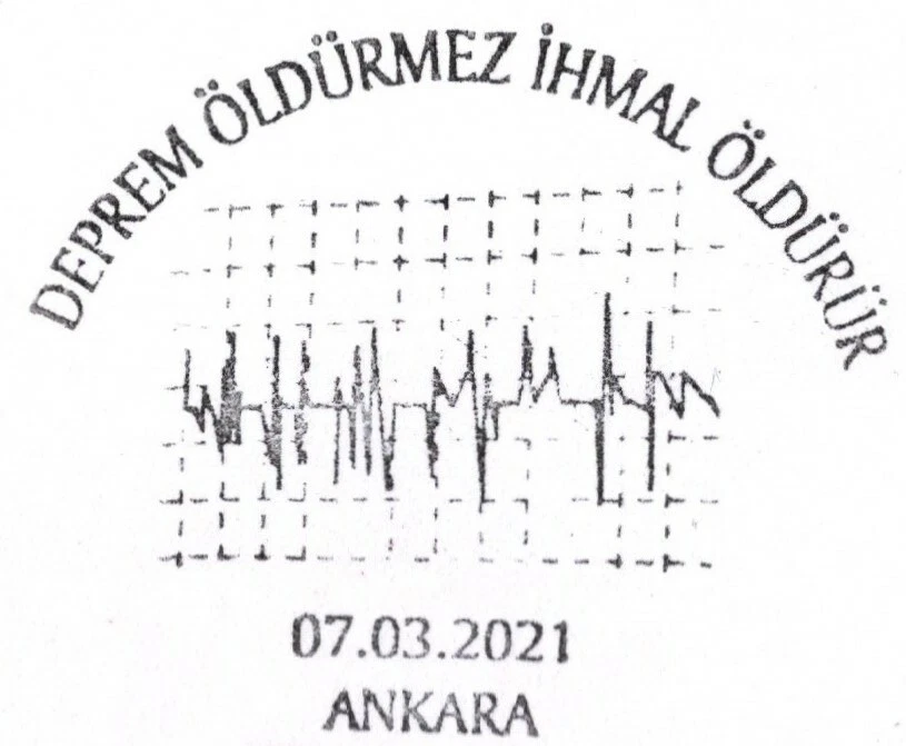 TURKEY 2021 SDC (World Environment Day) EARTHQUAKE DOES NOT KILL NEGLECT DOES - Image 3 of 4