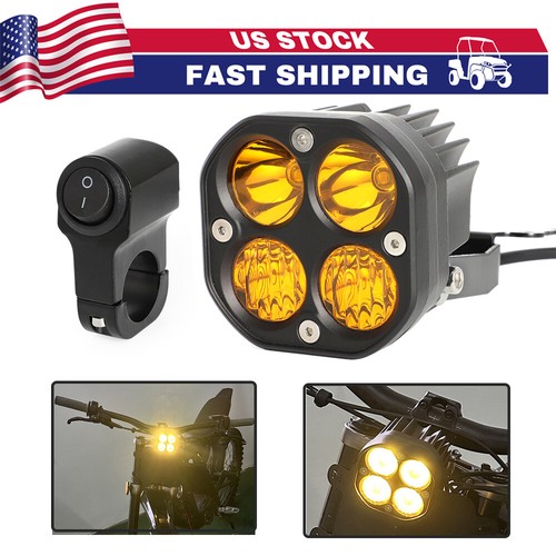 Headlight Amber Spot Led Pod Light Combo Kit For Sur Ron SurRon Segway Talaria