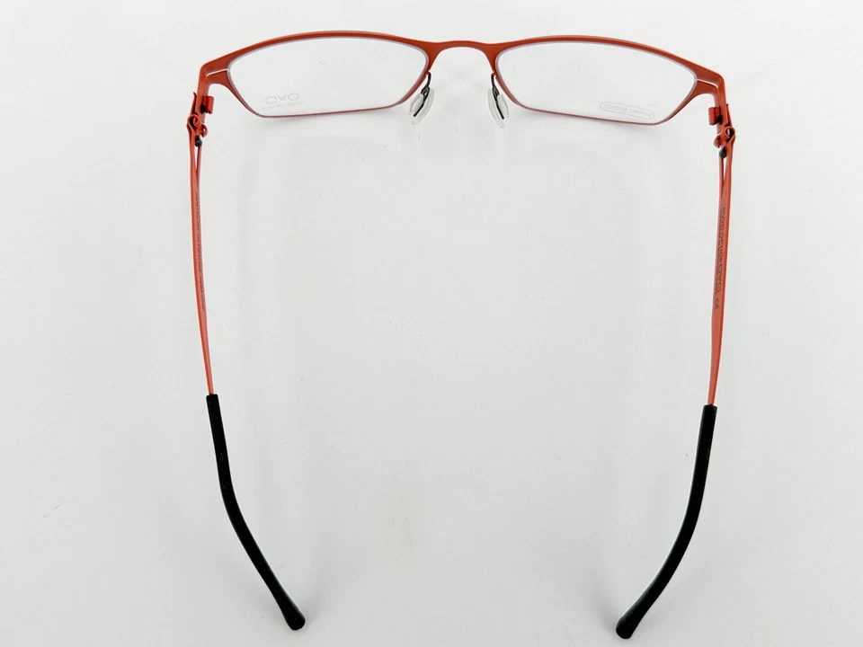 NOS OVVO Optics 2880 Anteojos MARCOS 7419/85 Gunmetal 52[]18-140 Naranja J494 Foto 4 de 4