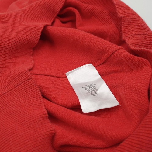 Pullover De Hombre GANT De Algodón Premium Rojo Con Escote En V Talla M - Imagen 6 de 6