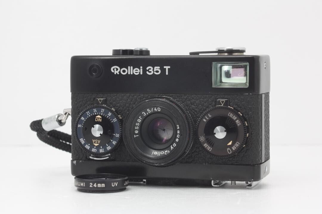 Rollei 35 T Tessar 40mm f/3.5 Film Camera Black Body From Rollei 35 T Tessar 40mm f/3.5 Film Camera Black Body From