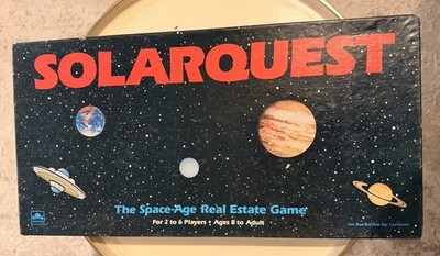 Solarquest Board Game | 100% Complete | 1986 Edition | Golden Games
