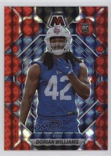 2023 Panini Mosaic Rookies Red Mosaic Prizm Dorian Williams #317 16wc