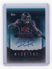 2024 Topps Stroke Of Midnight Darius Robinson RC Auto #SMA-DRO