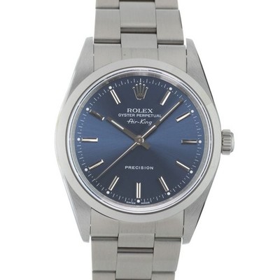 ROLEX Air-King 14000 Blue Warranty 1999 SN/#A