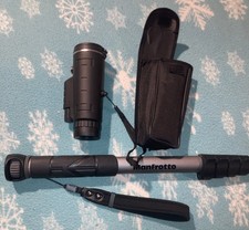 Manfrotto Compact Adv Aluminum 4-Section Monopod MMCOMPACTADV-BK 61  MONOCULAR
