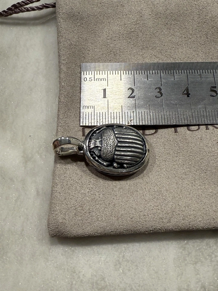 David Yurman大号Scarab吊坠纯银 — 第 4/4 张图片