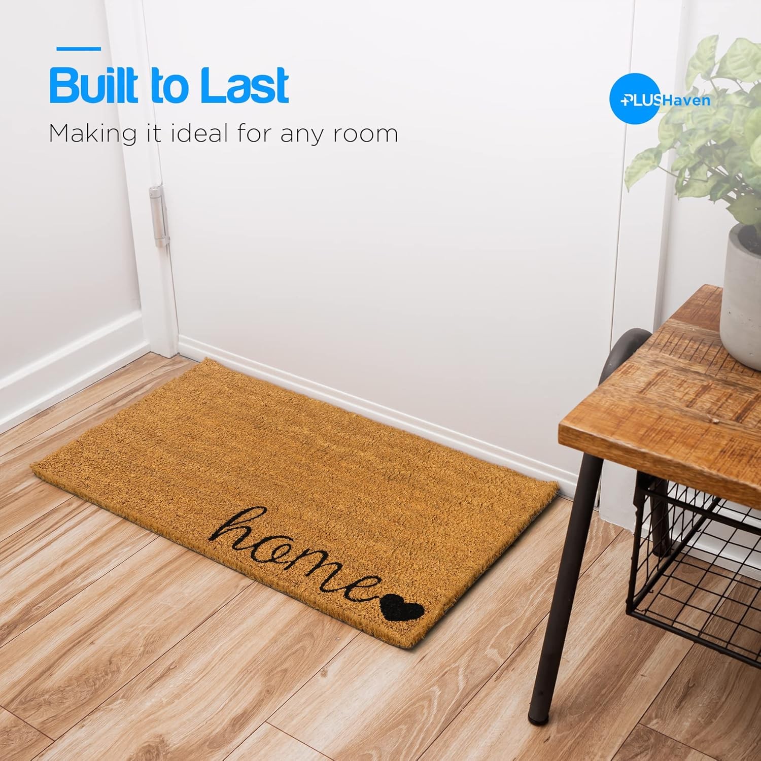 Durable Indoor Outdoor Doormat | Eco-Friendly Coconut Coir 17.5"x30"