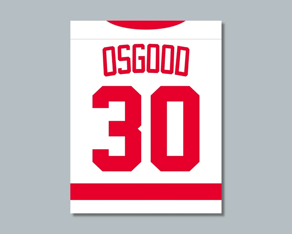 CHRIS OSGOOD 1990s Detroit Red Wings comparable Hockey Photo 8x10 11x14 16x20 JZ - Image 4 of 4