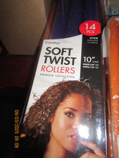 DONNA SOFT TWIST ROLLERS 14 PCS 10  Long Premium Collection