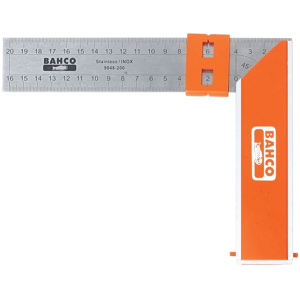 Bahco Aluminium Block & Steel Try Square 400mm (16in)