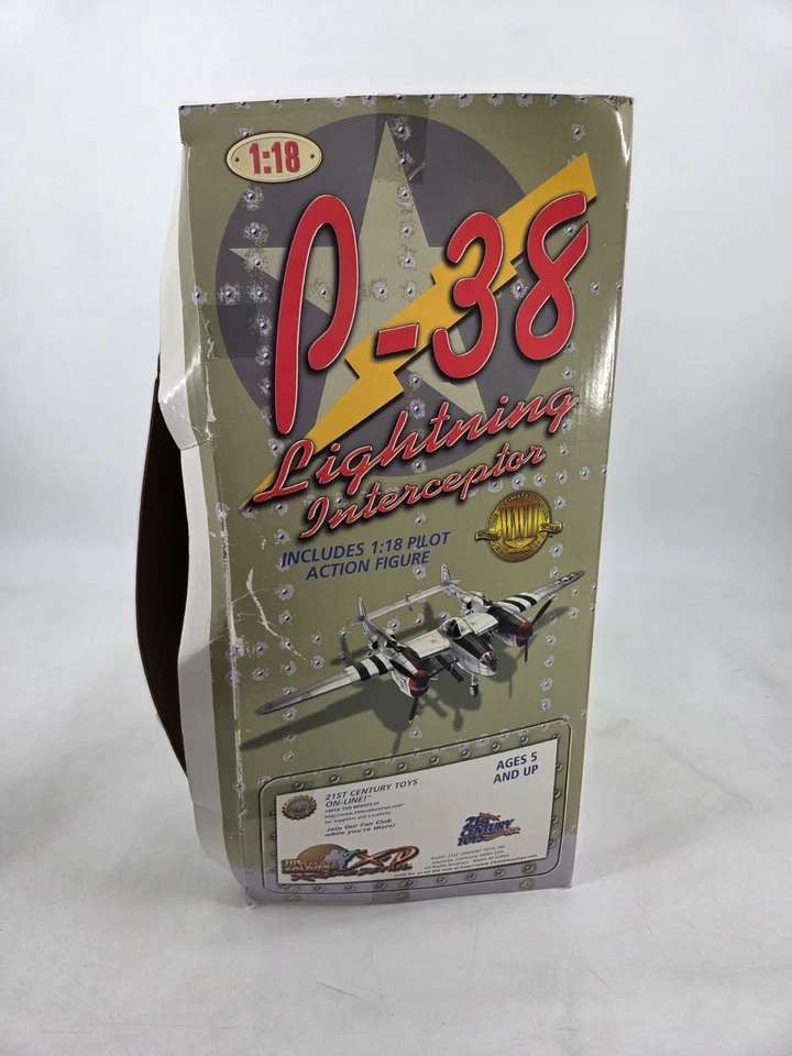 P-38 Lightning Interceptor D - Marcas de día Juguetes siglo XXI escala 1:18 leer Foto 2 de 4