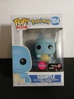 Funko POP! Games: Pokemon Squirtle #504 Flocked GameStop Exclusive