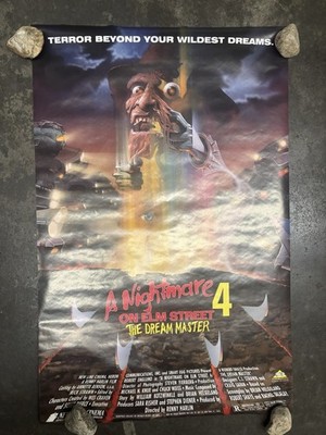 Nightmare on Elm Street 4 Poster Vintage movie the  dream master  C2936