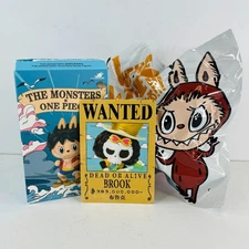 POP MART Labubu The Monsters x One Piece Figure Toy Doll - BROOK