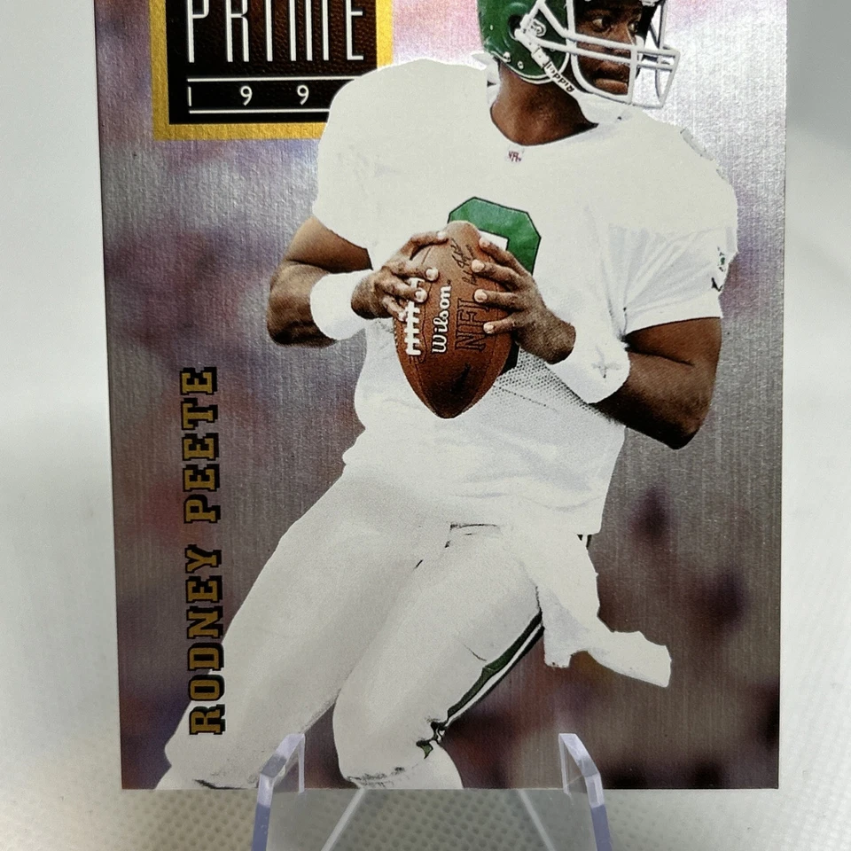 1996 Playoff Prime - Rodney Peete #189 B294 - Image 3 of 4