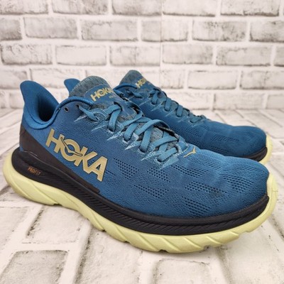 Hoka One One Mach 4 Men's Size 11.5 D Blue Coral  Athletic Running Gym Sneakers