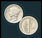 1939-D - 10c Mercury Dime - Silver - KM# 140 - Very Fine - Lower Mintage