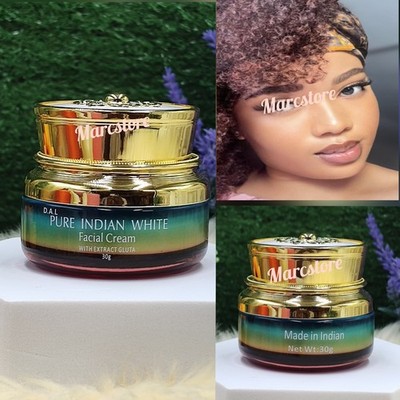 Pure indian white face cream. 50g x 1 jar jar.