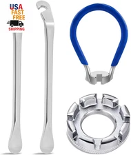 4 Piece Bicycle Spoke Wrench Set, Universal Forged Steel Bike Rim Tool