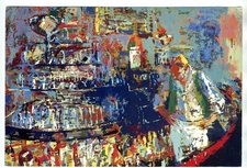 LeRoy Neiman Postcard The Mixologist