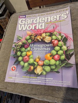 Gardeners World Magazine December 2014 Very Good