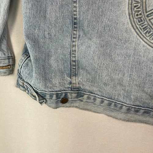 Vintage International Brotherhood Of Teamsters Denim Jacket 3-XL USA Made image 5