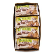 Nature Valley Biscuits, Almond Butter, 1.35 oz Pouch, 16/Box, 3 Boxes/Pack