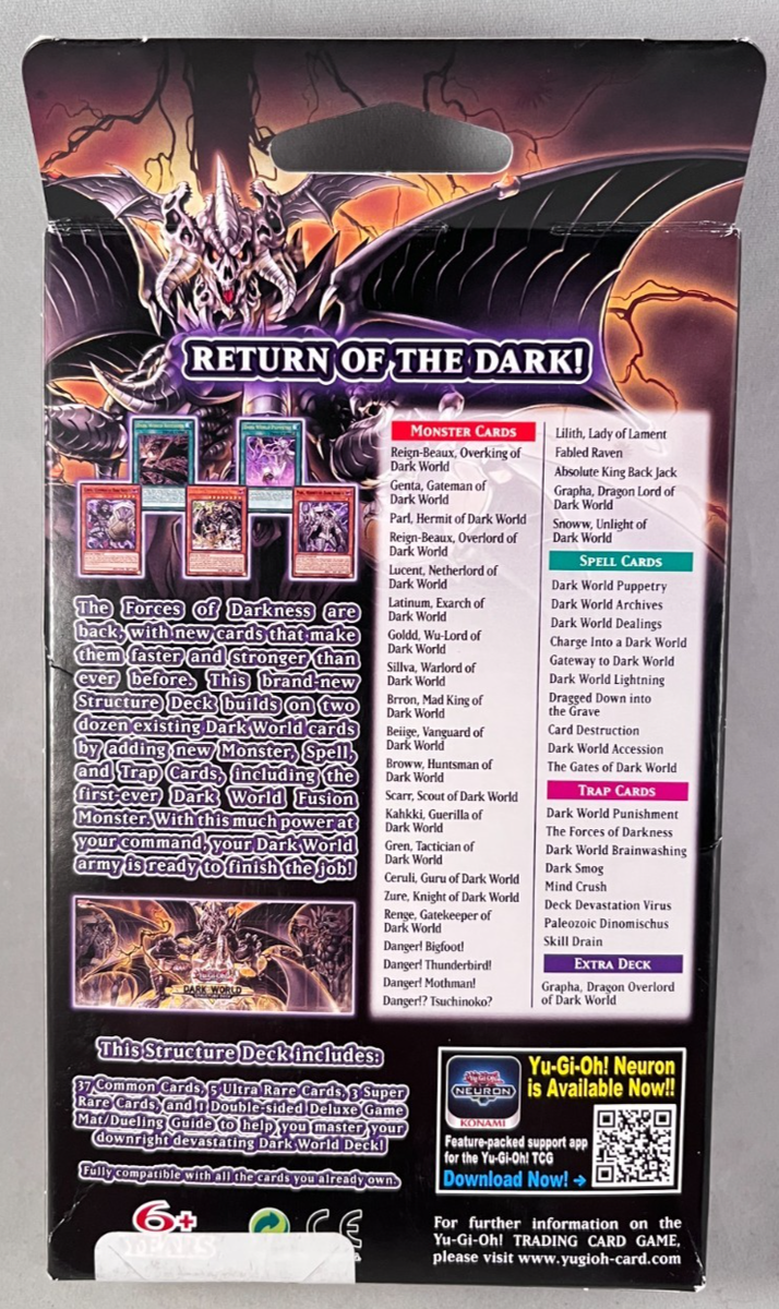 Yu-Gi-Oh! - Trading Cards - Dark World - Structure Deck - 1st