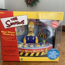 The Simpson What Would Homer Do? Triva Game By Tiger Electronic 2002
