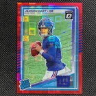 Jaxson Dart Optic Preview Red Pandora Rated Rookie RC 2025 Donruss 400 RR Giants