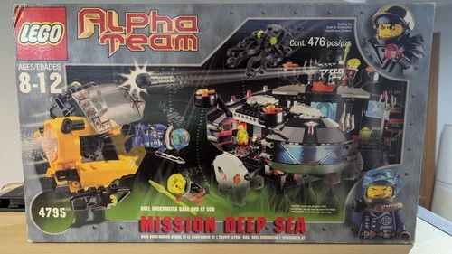 4795 LEGO Alpha Team Mission Deep Sea Ogel Underwater Base and AT Sub *BOX ONLY*