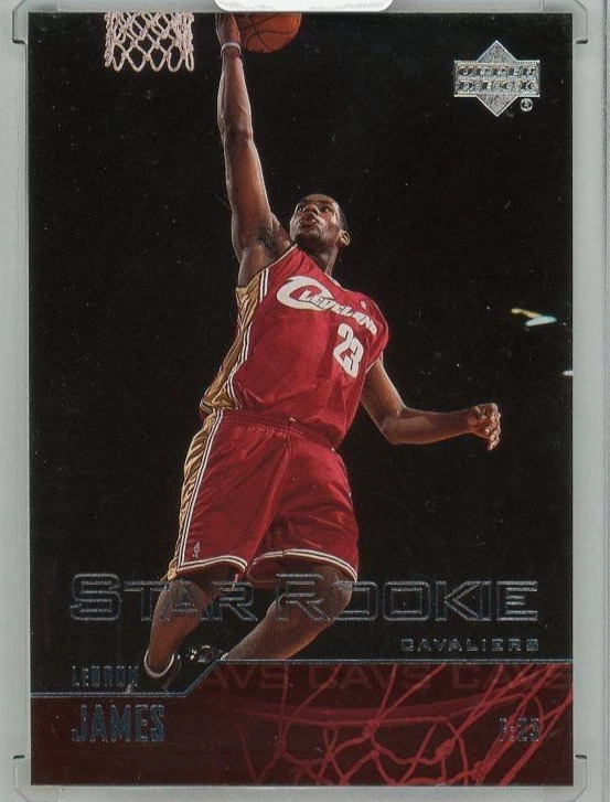 その他 UD Lebron James rookie card 301 2003-04 Upper Deck Star Rookie #301 LeBron James Please Read | eBay