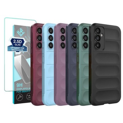 Handy Hülle für Samsung Galaxy A34 5G Grip Case Cover Schutzhülle 9H Displayglas