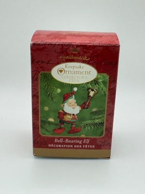 HALLMARK KEEPSAKE CHRISTMAS ORNAMENT - BELL-BEARING ELF - 2000 NEW