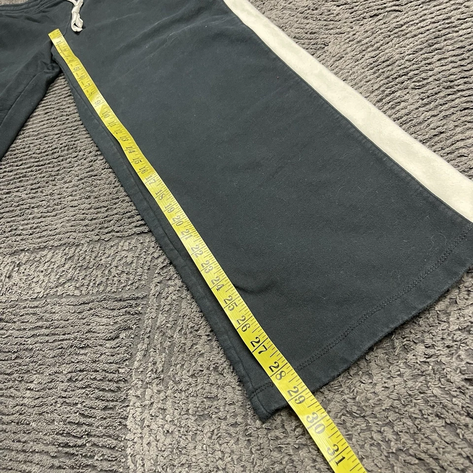 Pantalones deportivos Ralph Lauren para hombre M negros blancos a rayas con cordón logotipo Foto 4 de 4