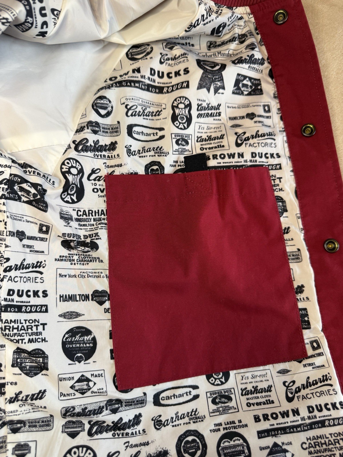 CARHARTT WIP Strike Jacket Windbreaker Bomber NEW | Size L Large RARE Y2K image 7