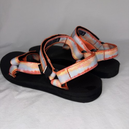 Teva Women’s Sandals 10 Midform Universal Platform Strap Orange 1124231 - Picture 5 of 11