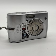 Nikon Coolpix L12 7.1MP Digital Camera Matte Silver *READ